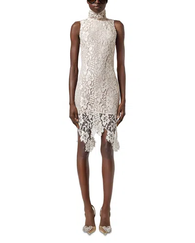 Giuseppe Di Morabito Sleeveless Lace Dress In White