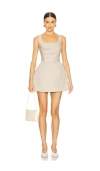 Giuseppe Di Morabito Sleeveless Mini Dress In 米色