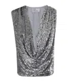 Giuseppe Di Morabito Sleeveless Top In Silver