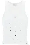Giuseppe Di Morabito Sleeveless Top With In Milk (white)