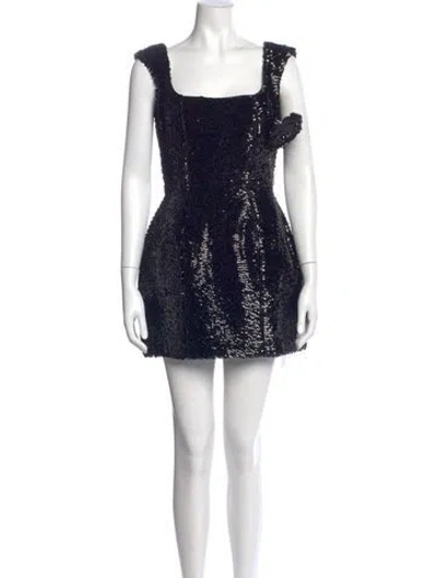 Pre-owned Giuseppe Di Morabito Square Neckline Mini Dress W/ Tags In Multi