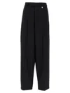 Giuseppe Di Morabito Straight Leg Stretch Wool Trousers In Black
