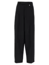 Giuseppe Di Morabito Straight Leg Stretch Wool Trousers In Black