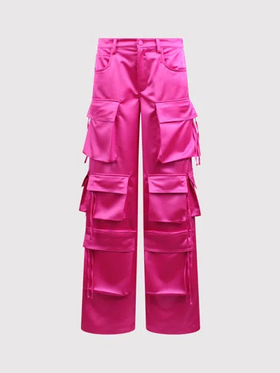 Giuseppe Di Morabito Straight Low-waisted Cargo In Pink