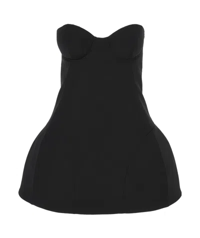 Giuseppe Di Morabito Strapless Mini Dress In Black