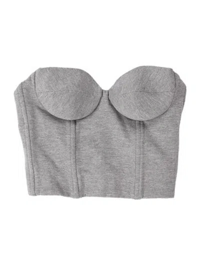 Pre-owned Giuseppe Di Morabito Strapless Sports Bra In Blue