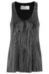 Giuseppe Di Morabito Strass-embellished Sleeveless Top With Round Neckline