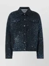 Giuseppe Di Morabito Stretch Denim Jacket Featuring Chest Pockets In Blue
