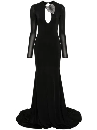 Giuseppe Di Morabito Stretch Jersey Dress In Black  