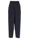 Giuseppe Di Morabito Striped Trousers Featuring Pockets In Blue