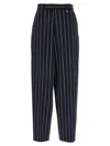 Giuseppe Di Morabito Striped Trousers Featuring Pockets In Blue