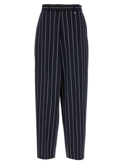 Giuseppe Di Morabito Striped Trousers Featuring Pockets In Blue