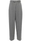 Giuseppe Di Morabito Striped Trousers In Grey