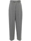 Giuseppe Di Morabito Striped Trousers In Grey