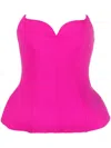 Giuseppe Di Morabito Corset Blouse In Pink