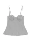 Giuseppe Di Morabito Structured Top In Gray