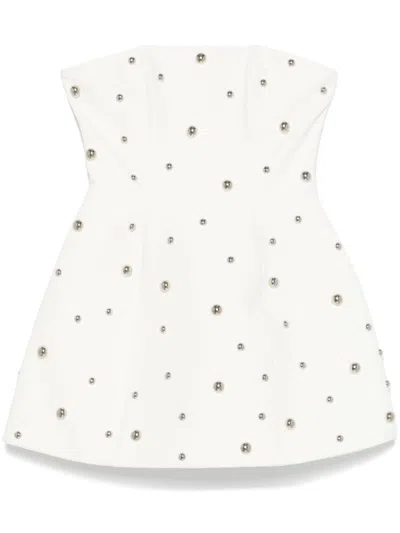 Giuseppe Di Morabito Stud-embellished Mini Dress In White