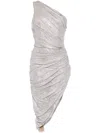 Giuseppe Di Morabito Studded One-shoulder Dress In Silver