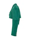 Giuseppe Di Morabito Stylish Structured Jacket - Mini Size In Emerald Green