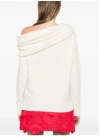 Giuseppe Di Morabito Off-the-shoulder Alpaca-blend Jumper In Multicolor