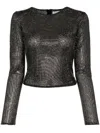 Giuseppe Di Morabito Rhinestone T-shirt In Black