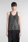 Giuseppe Di Morabito Tank Top In Black Viscose