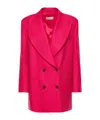 Giuseppe Di Morabito Textured Wool Oversize Blazer In Red