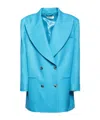 Giuseppe Di Morabito Textured Wool Oversize Blazer In Blue