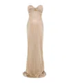 Giuseppe Di Morabito Tone Metallic Threading Maxi Dress