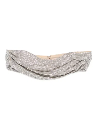Giuseppe Di Morabito Top Beige In Silver