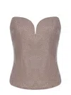 Giuseppe Di Morabito Sleeveless Top In Brown