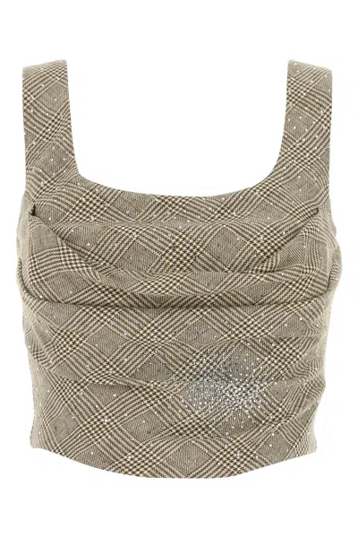 Giuseppe Di Morabito Top Bustier Strass-40 Nd  Female In Gold