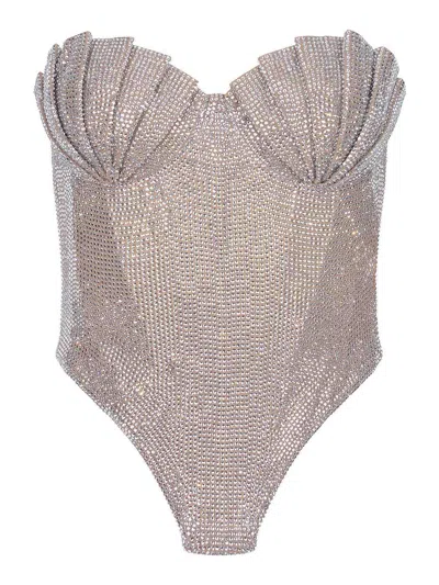 Giuseppe Di Morabito Bustier Made Of Polyester In Multi