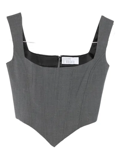 Giuseppe Di Morabito Top Grey In Gray