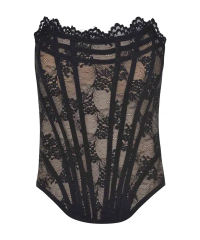 Giuseppe Di Morabito Top Made Of  Blend In Black