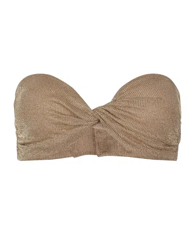 Giuseppe Di Morabito Top Made Of Viscose Blend In Brown