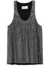 Giuseppe Di Morabito Strass-embellished Sleeveless Top With Round Neckline In Multicolor