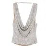 Giuseppe Di Morabito Cowl-neck Embellished Top In Multi