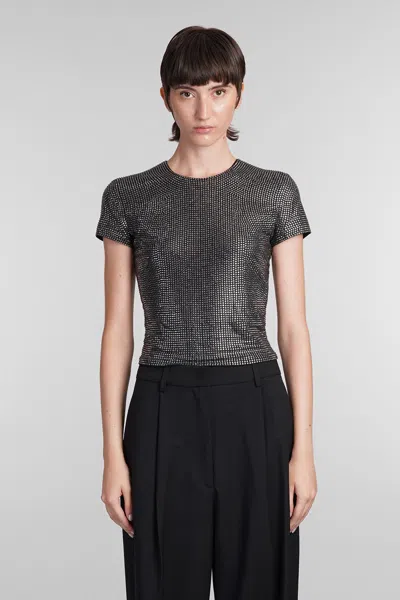 GIUSEPPE DI MORABITO TOPWEAR IN BLACK POLYAMIDE