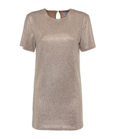 Giuseppe Di Morabito Trimmed Mini Dress In Brown