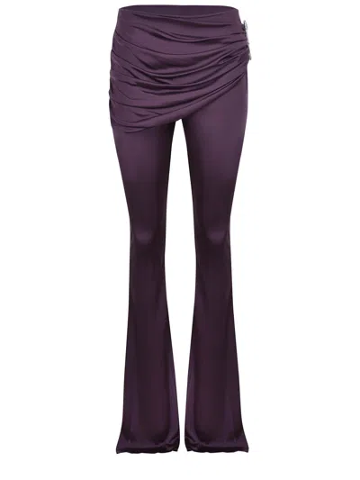 Giuseppe Di Morabito Pleated Casual Pants In Purple