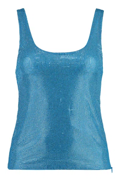 Giuseppe Di Morabito Tulle Top In Brown