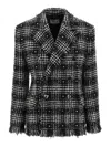 Giuseppe Di Morabito Tweed And Rhinestone Blazer In Multi