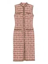 Giuseppe Di Morabito Tweed Check-pattern Dress In Multi