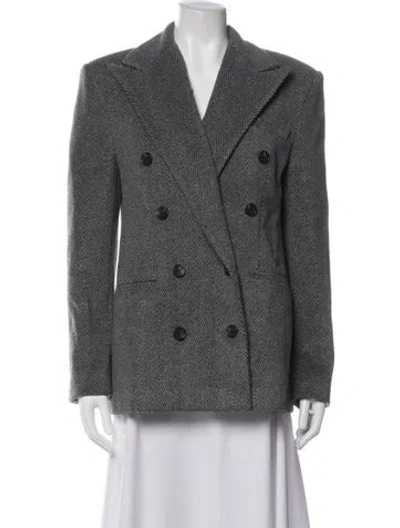 Pre-owned Giuseppe Di Morabito Tweed Pattern Blazer In Grey