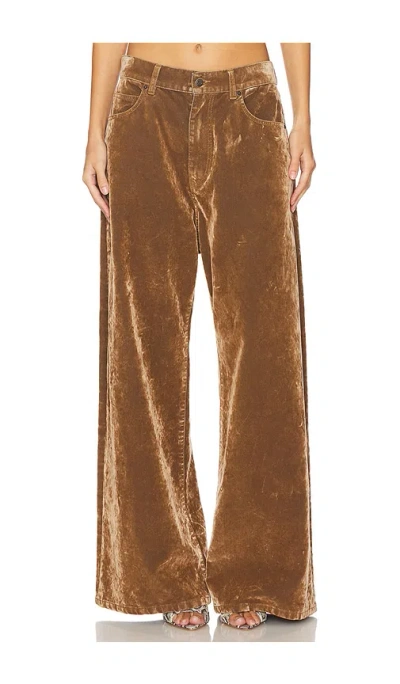 Giuseppe Di Morabito Velvet Trousers In 카멜