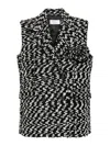 Giuseppe Di Morabito Double-breasted Boucle Vest Gilet In Black