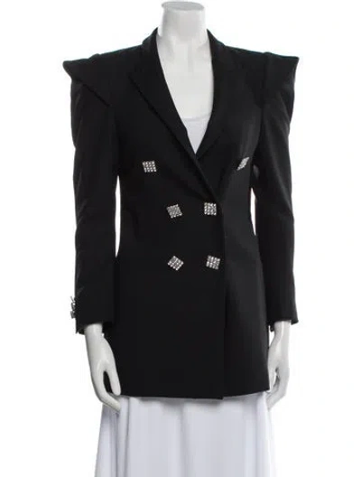 Pre-owned Giuseppe Di Morabito Virgin Wool Blazer In Black