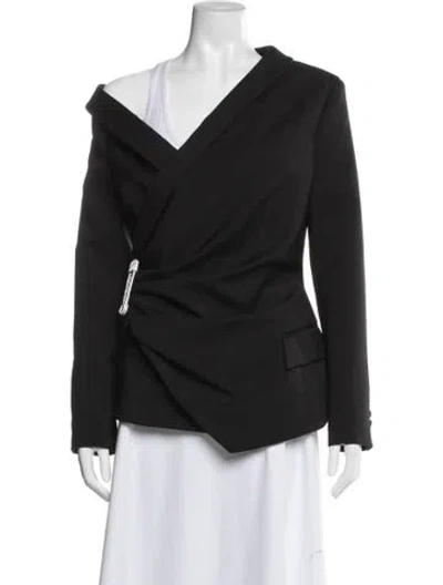 Pre-owned Giuseppe Di Morabito Virgin Wool Blazer In Black