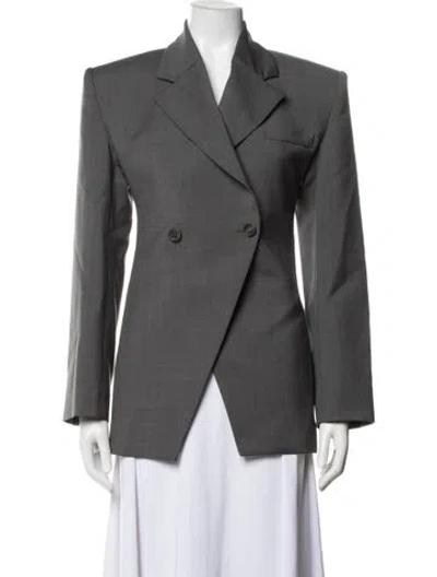 Pre-owned Giuseppe Di Morabito Virgin Wool Blazer In Gray